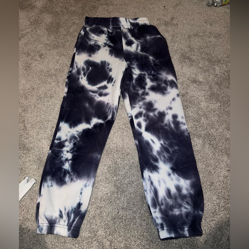 Navy tie-dye, brand-new sweatpants